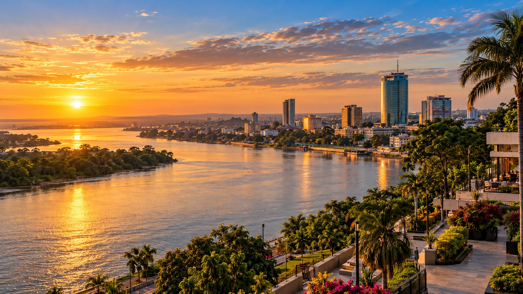 Skyline urbaine pour projets entre France et Congo