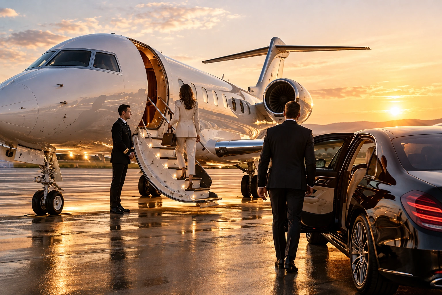 Aéronef privé et accueil voyage